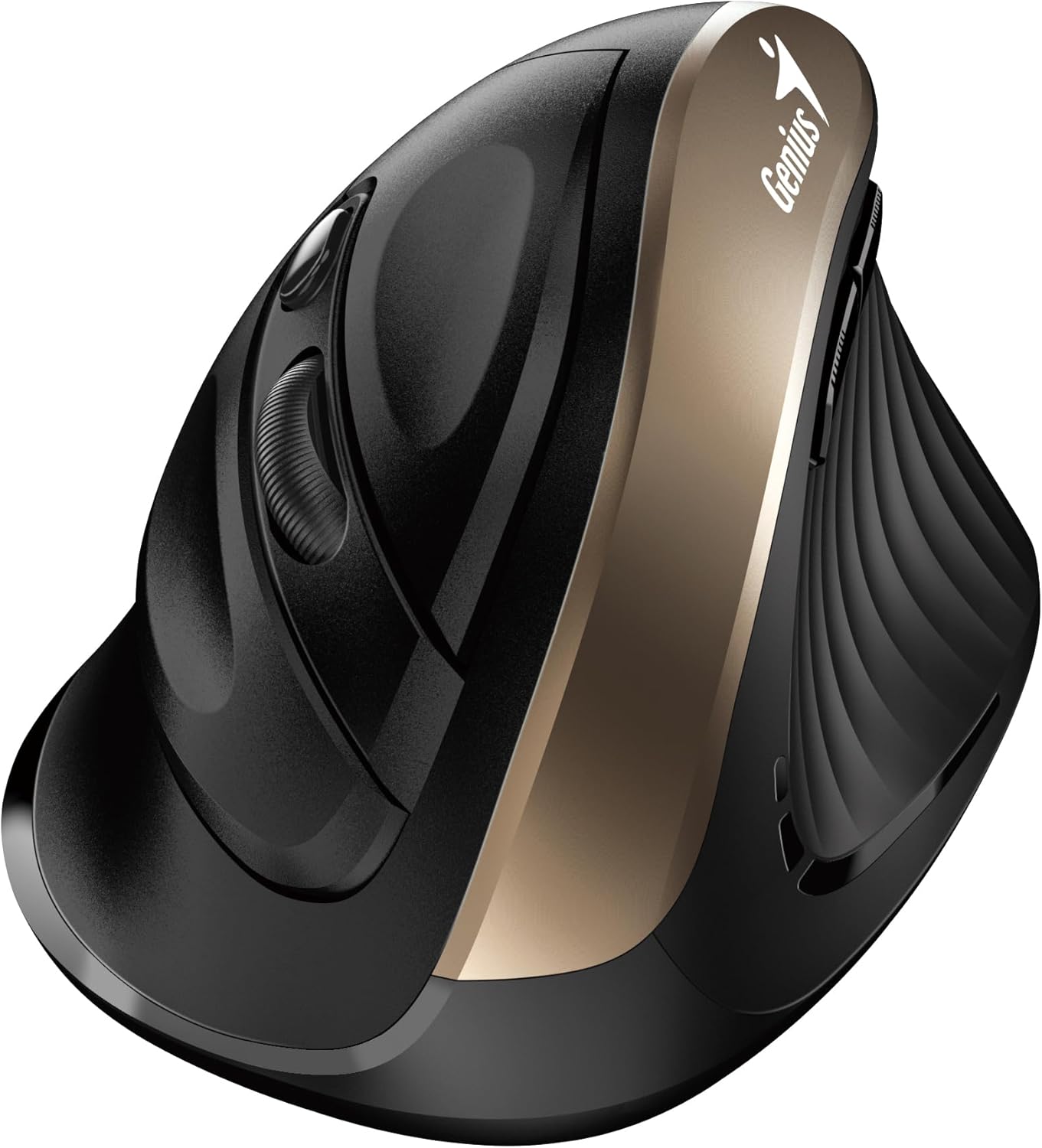 Genius Ergo 8250S Wireless Vertical Ergonomic Silent Mouse, side view