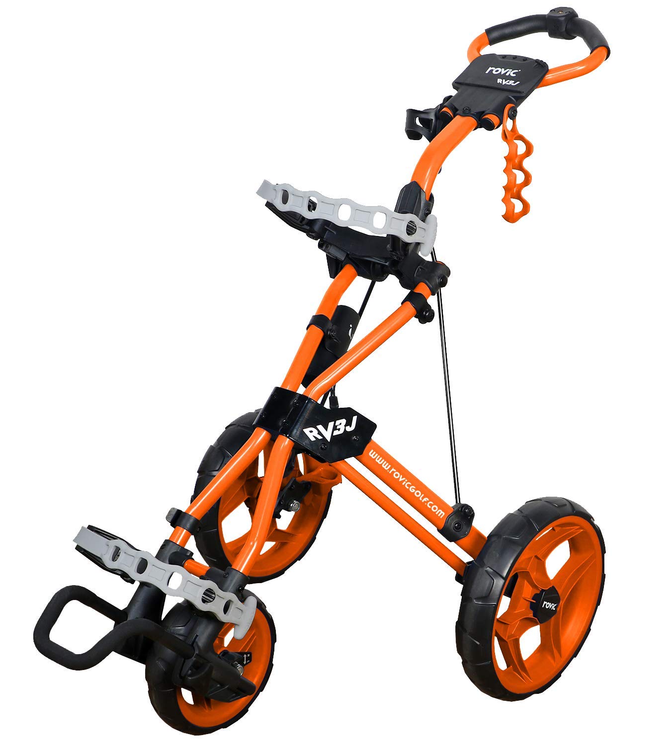 Rovic Model RV3J Junior | Youth 3-Wheel Golf Push Cart