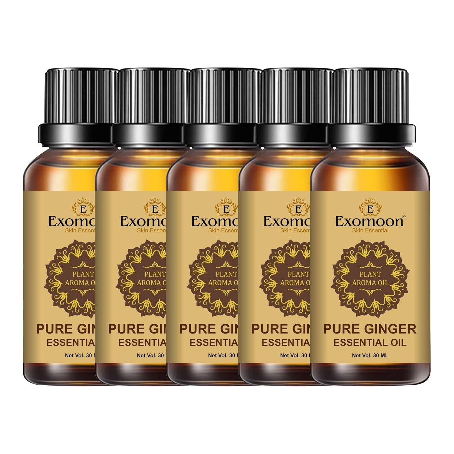 Exomoon Ginger Belly Massage Oil For Reducing Puffiness And Promoting A