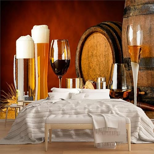 Papel tapiz de lienzo moderno 3D para bebidas alcohólicas, despegar y pegar, autoadhesivas, autoadhesivas, para sala de estar, dormitorio de niños,