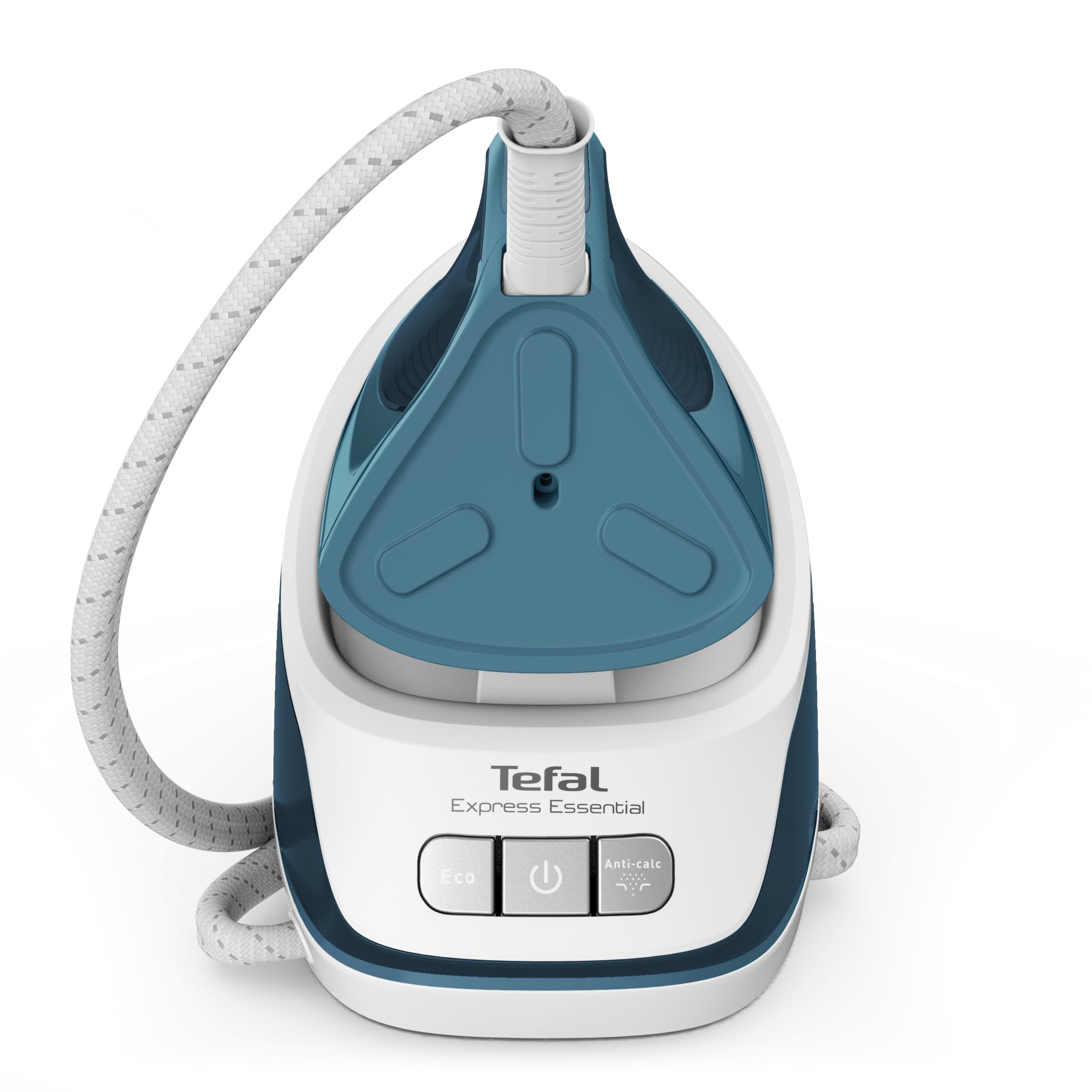 Tefal Express Essential Ferro da Stiro a Vapore, Generatore di Vapore 5,2 bar pump, 120 g/min. di vapore continuo, 280 g/min. di colpo vapore, serbatoio dell'acqua da 1,7 L,SV6115