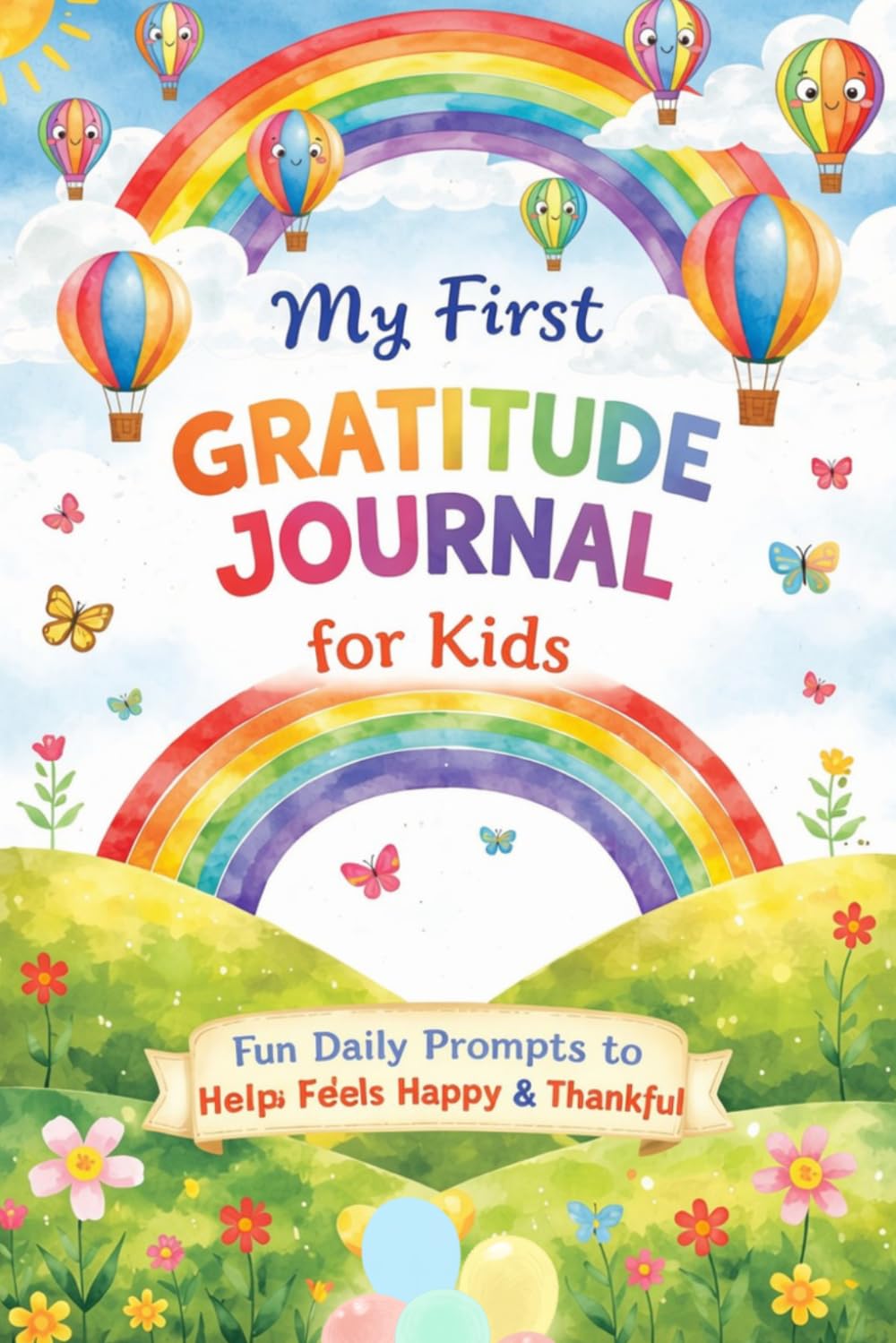 My First Gratitude Journal for Kids: Fun Daily Prompts to Help Kids Feel Happy and Thankful