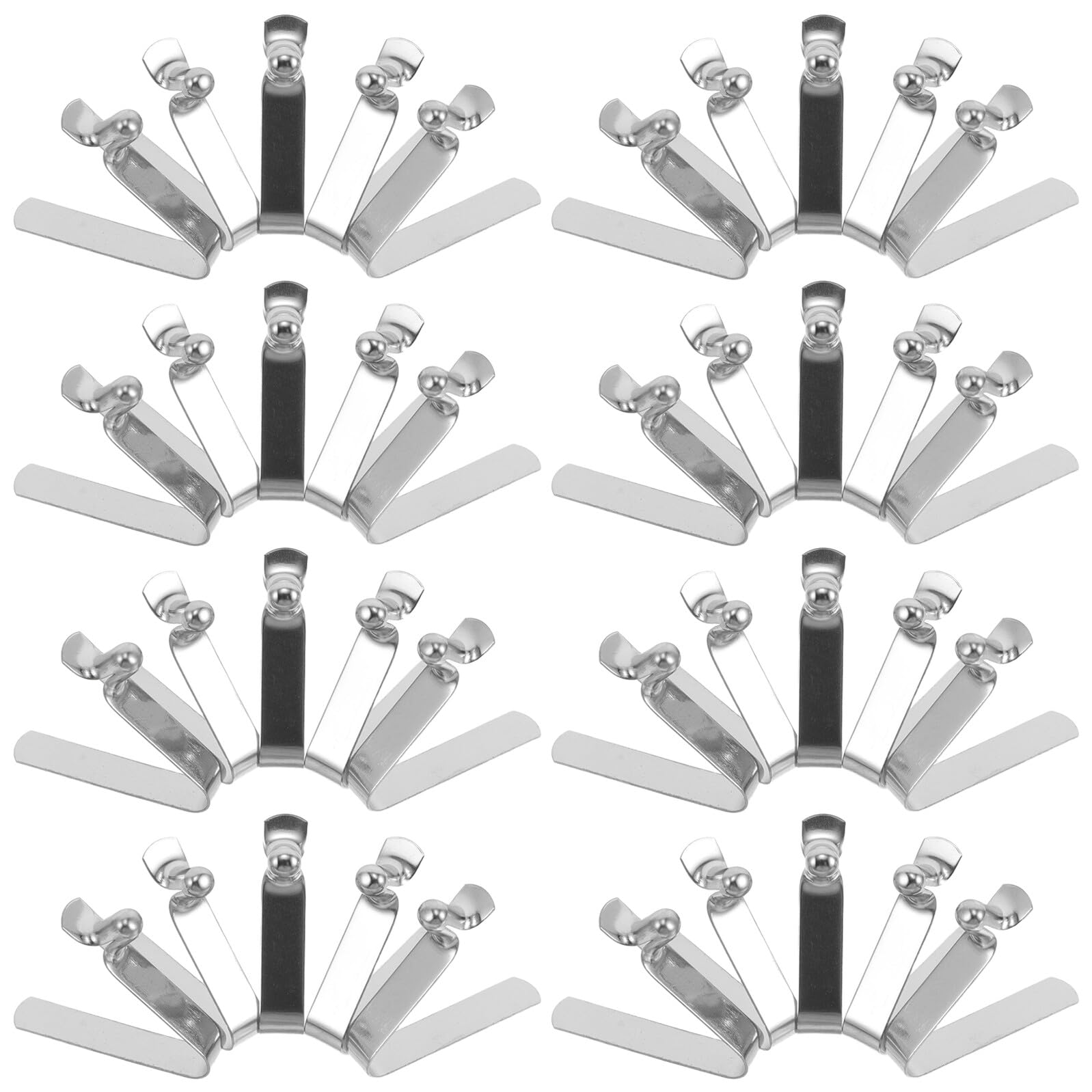 Clips de resorte en V de 3,8 mm para tubos telescópicos y accesorios de bricolaje
