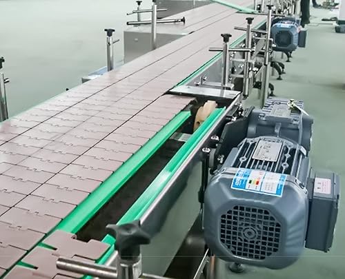 Miniatura 4 de 3.3 ft 820-K400 Paso 1.500 in Ancho 4.000 in Bisagra única Transmisión directa Transmisión plana Top Cadena transportadora de bebidas Línea de