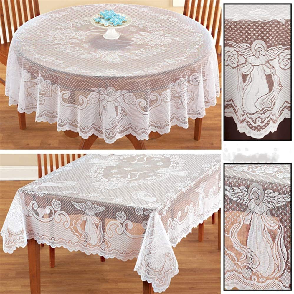 Napperons vintage en dentelle polyester grand format cuisine salon