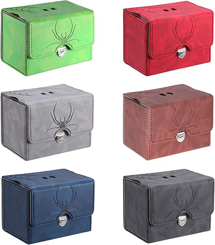 Miniatura 5 de Zoopin - Caja de cuero con contador de vida giratorio integrado (azul)