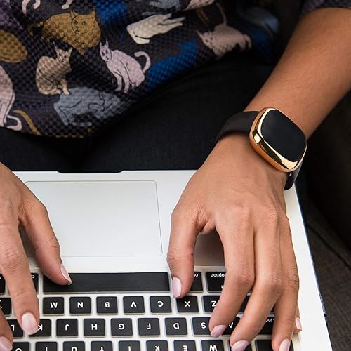 Vista 15 de Paquete de 6 fundas protectoras de pantalla compatibles con Fitbit Sense/Fitbit Versa 3, TPU suave alrededor completo para reloj inteligente Fitbit