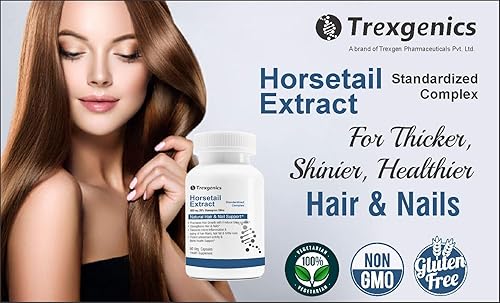 Miniatura 4 de PUB"Trexgenics Horsetail Extract Standardized (20% Shavegrass Silica) 600 mg Natural Hair Growth &amp; Strong Nail Support (60 Vcaps)" (1)