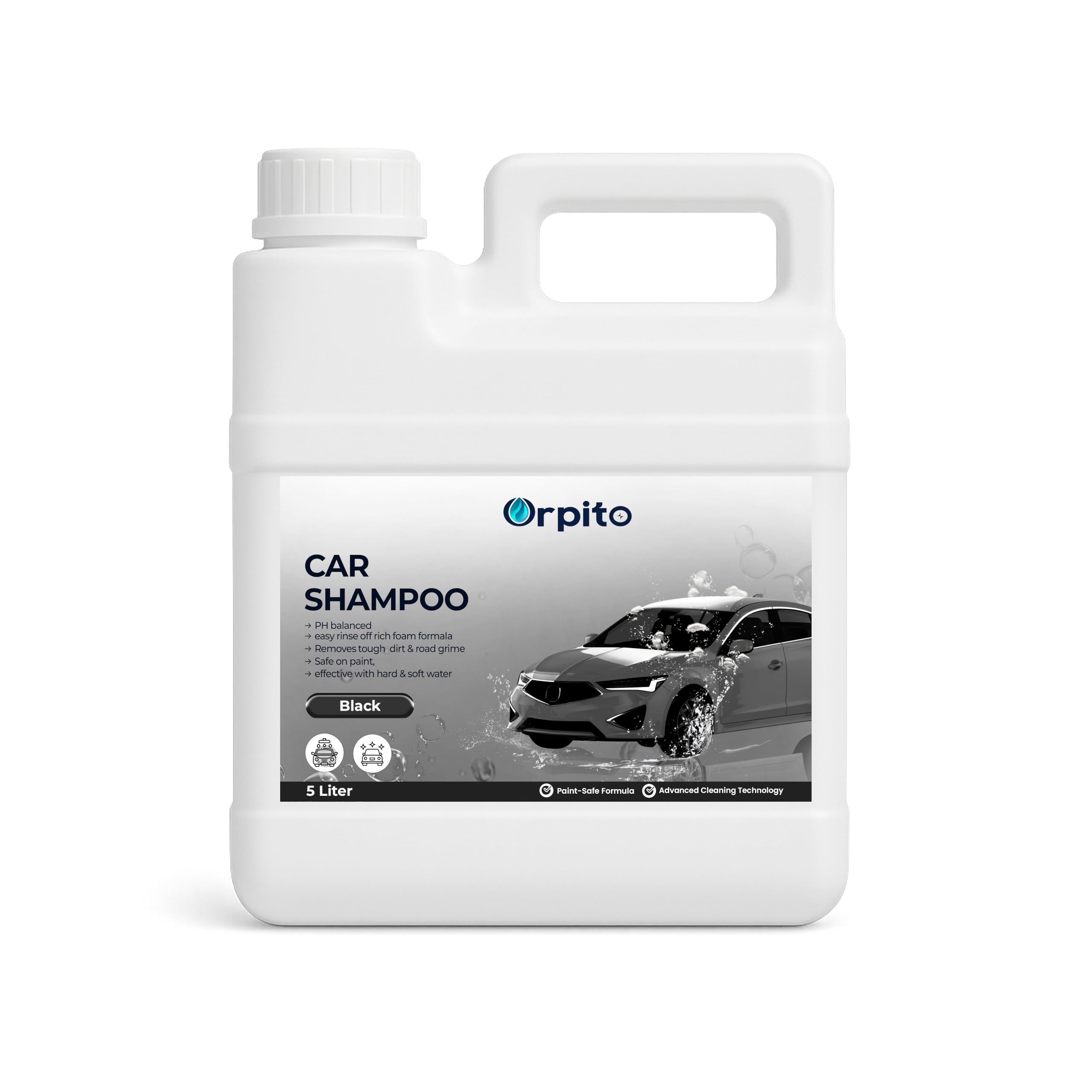 Car & Motorbike Shampoo 5L – Multi Fragrance | High Foam pH Balanced Wash | Safe on Paint Ceramic & PPF | Removes Dirt Oil Grease | Single & Combo Pack (1, Black)-image-42