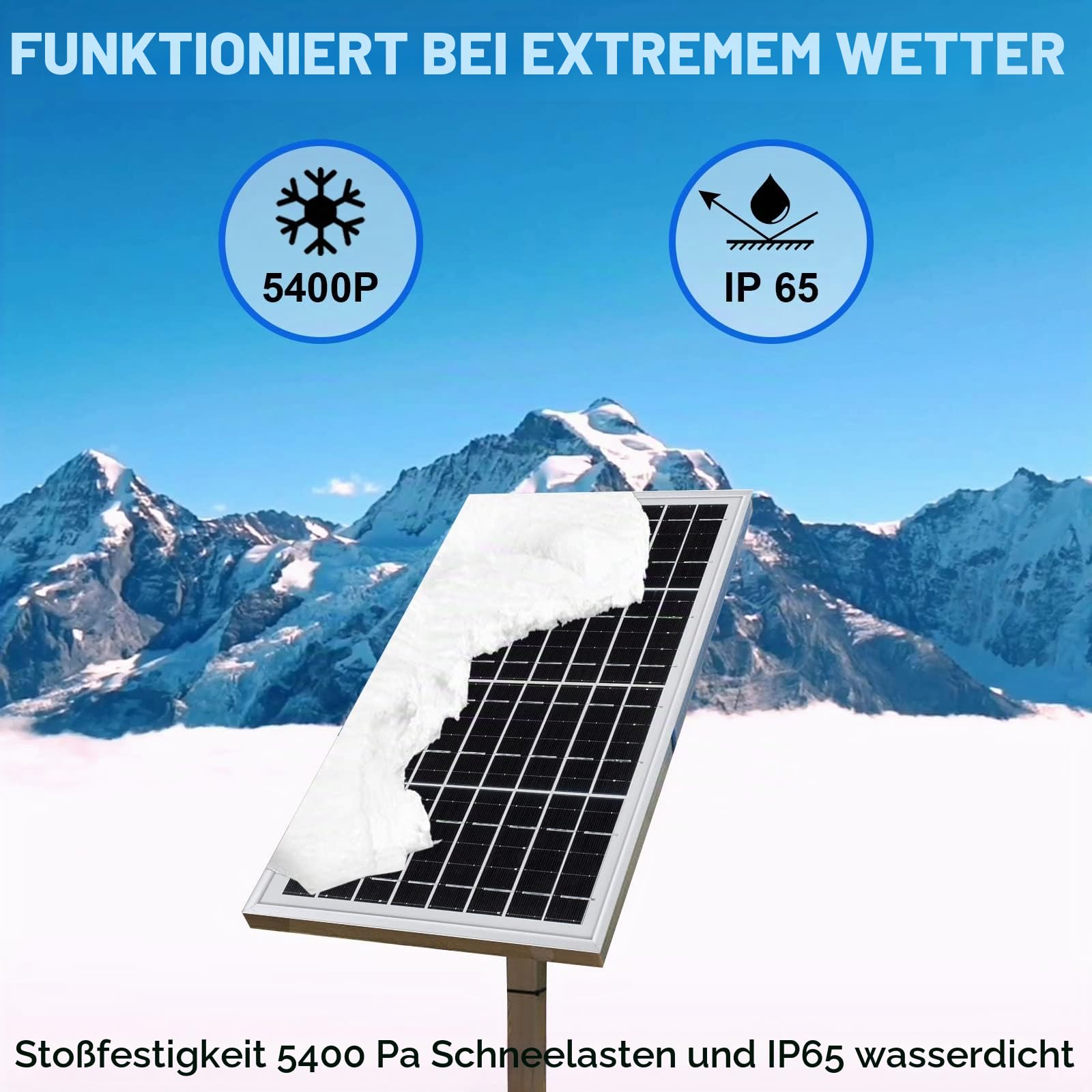 ECO-WORTHY Solarpanel 10W Solarmodul 12v Solarzelle Pv 12 Volt zum Aufladen von 12V Batterien