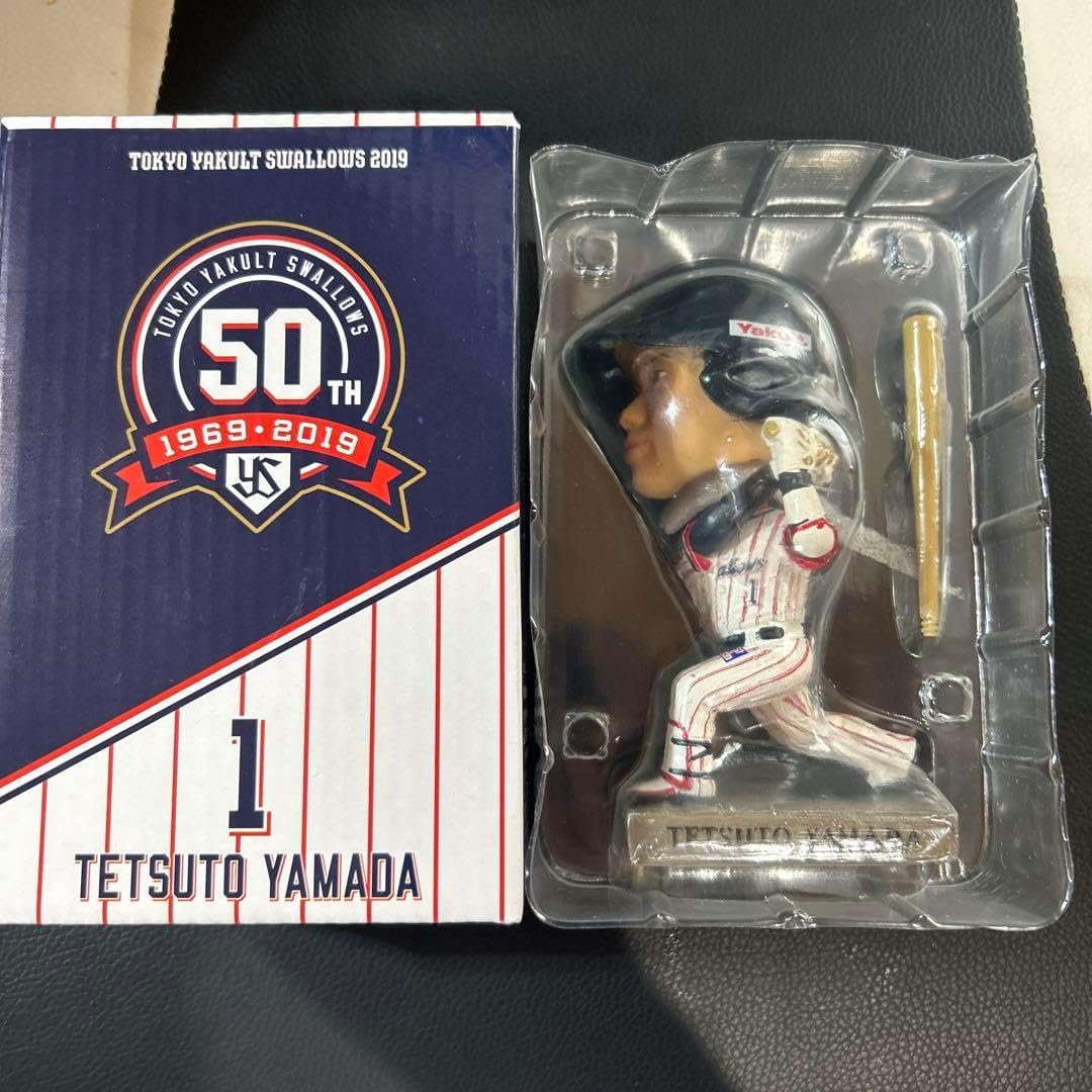 ヤクルトスワローズボブルヘッド4個セット つば九郎 フィギュア