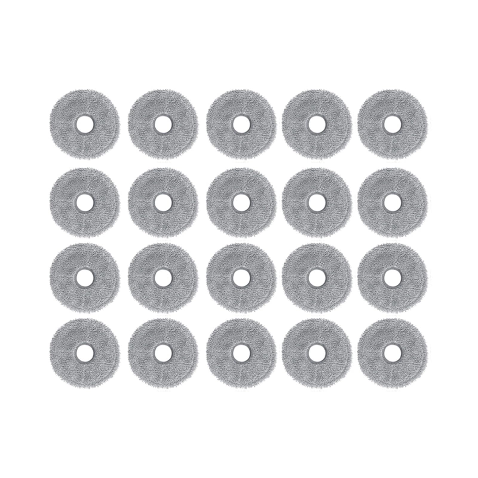 Panni for Mop, Compatibili Con Roborock, Qrevo Master/Qrevo Slim/V20/P10S Pro Parti for Aspirapolvere Robot Accessori for Mop Accessori(Mop Pad 20pcs)