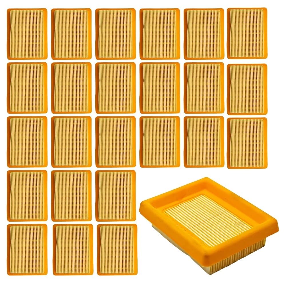 Limpiador de filtro aire (25 unidades) compatible con desbrozadoras FS400, FS450, FS480, HT250, KM130, KM130R, MM55, MM55C, SP200, SP400 y SP450