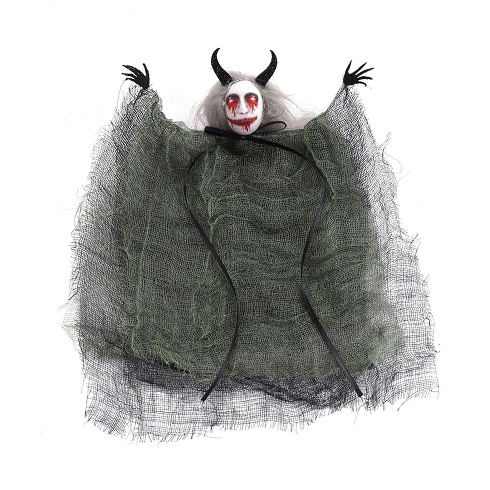Virelynx Halloween Hanging Ghost Decoration, Spooky Gauze Props for Home