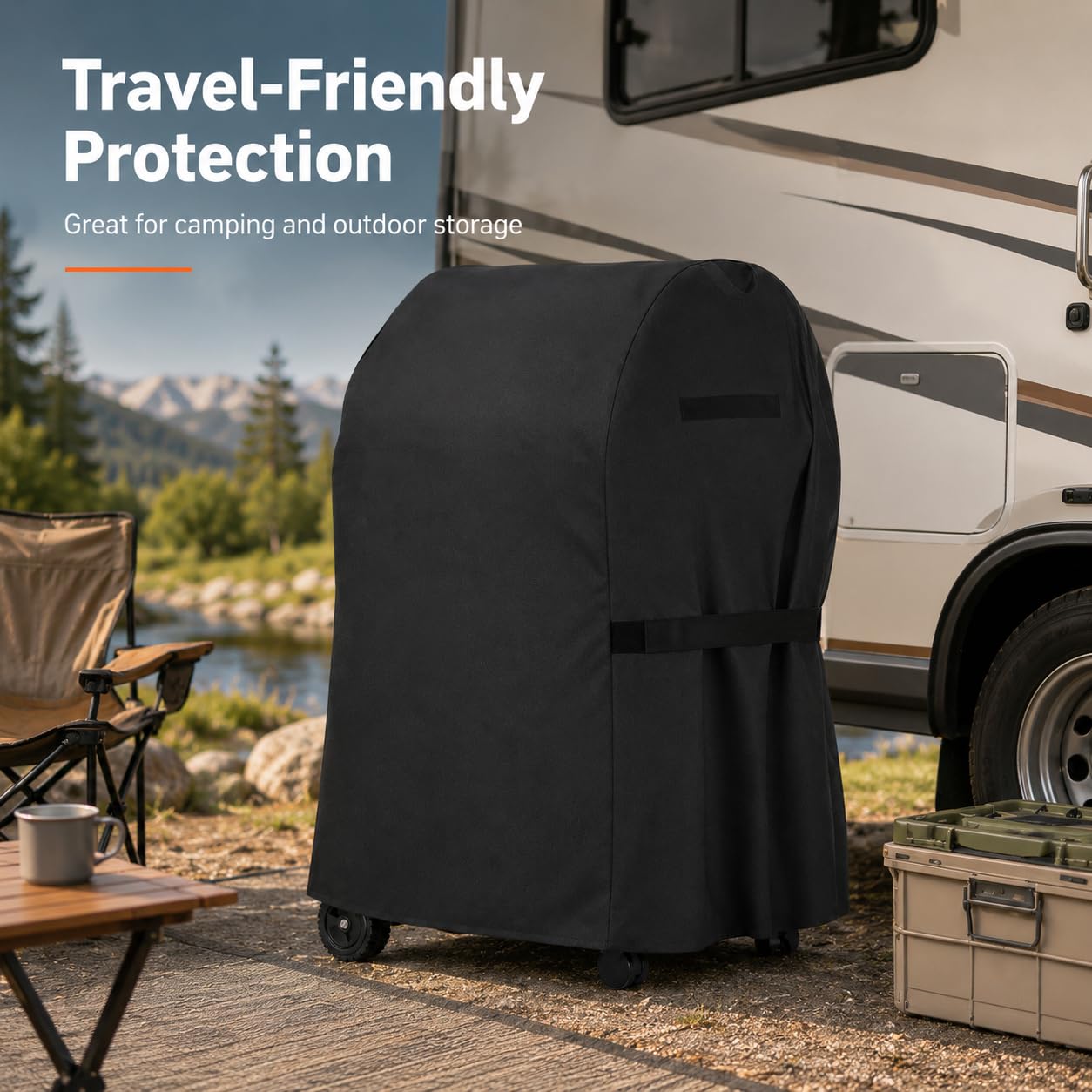 Funda Barbacoa para Weber Spirit E-425 2025 2026+, Cubierta Protectora Parrilla Gas, Terraza Jardín Exterior Impermeable Antiviento Protección UV