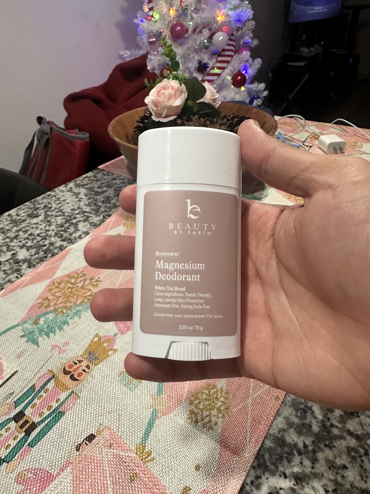 Beauty by Earth Natural Deodorant for Women - Aluminum & Baking Soda Free, USA Made with 55% Organic Ingredients for Long-Lasting Odor Protection, Kid & Sensitive Skin Safe Magnesium Deodorant