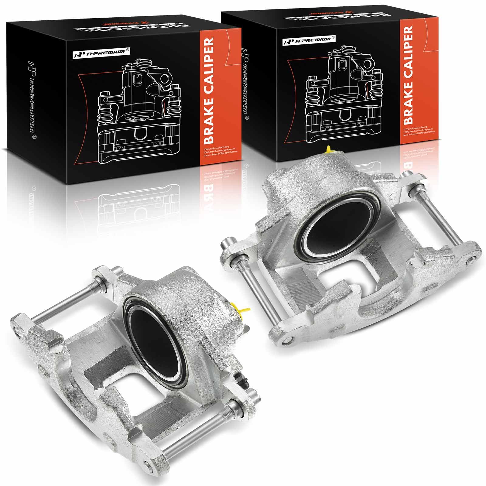 A-Premium Disc Brake Caliper Assembly Replacement for Chevrolet Blazer K10 GMC K1500 K2500 Jeep Cherokee 1979-1991 Front Driver and Passenger 2-PC