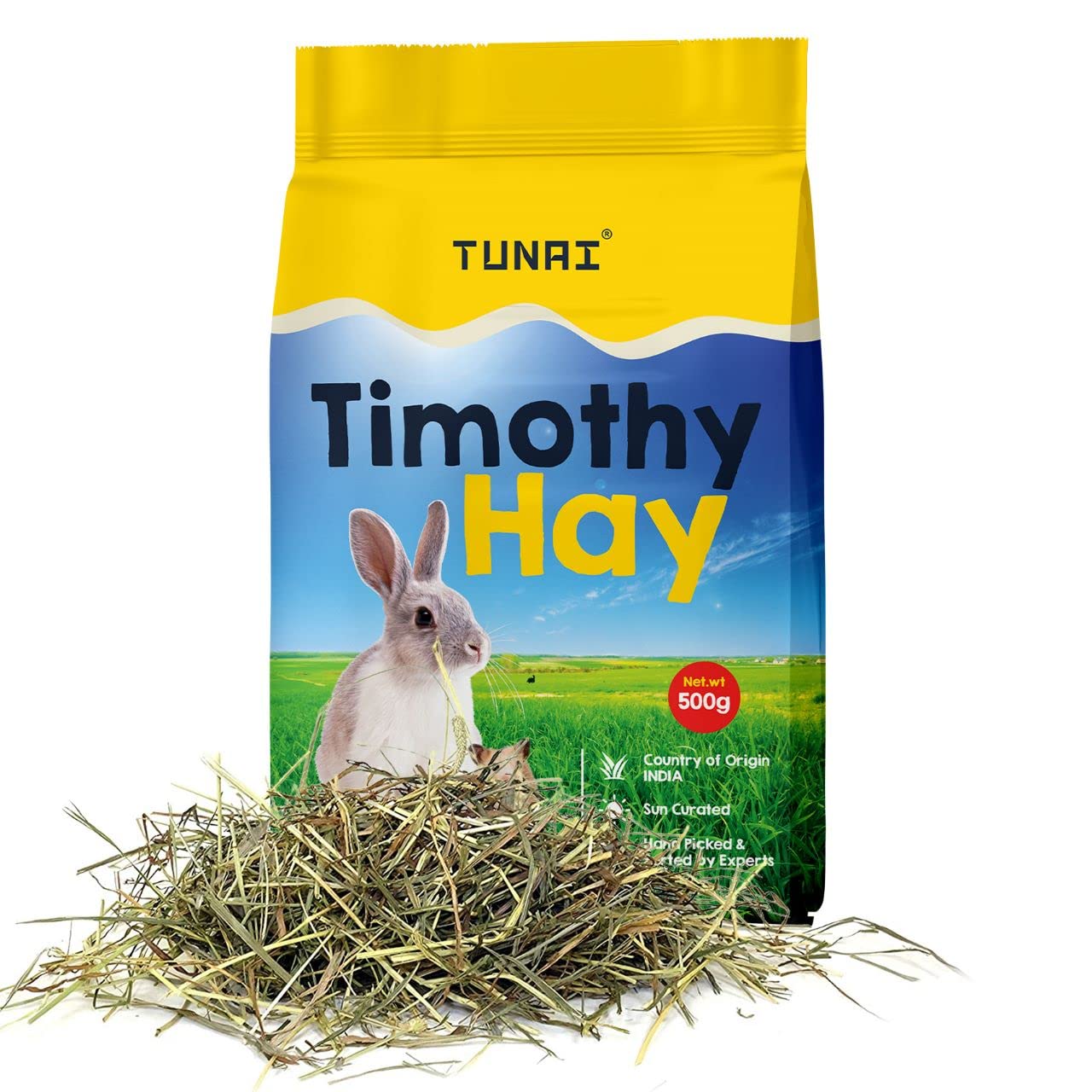 Tunai Timothy Sun Dried Hay | 800g | for Small Animals Like Rabbit, Hamsters, Guinea Pigs, Chinchillas, Degus and Hedgehogs (B0CG38RQF6) Amazon Price History, Amazon Price Tracker