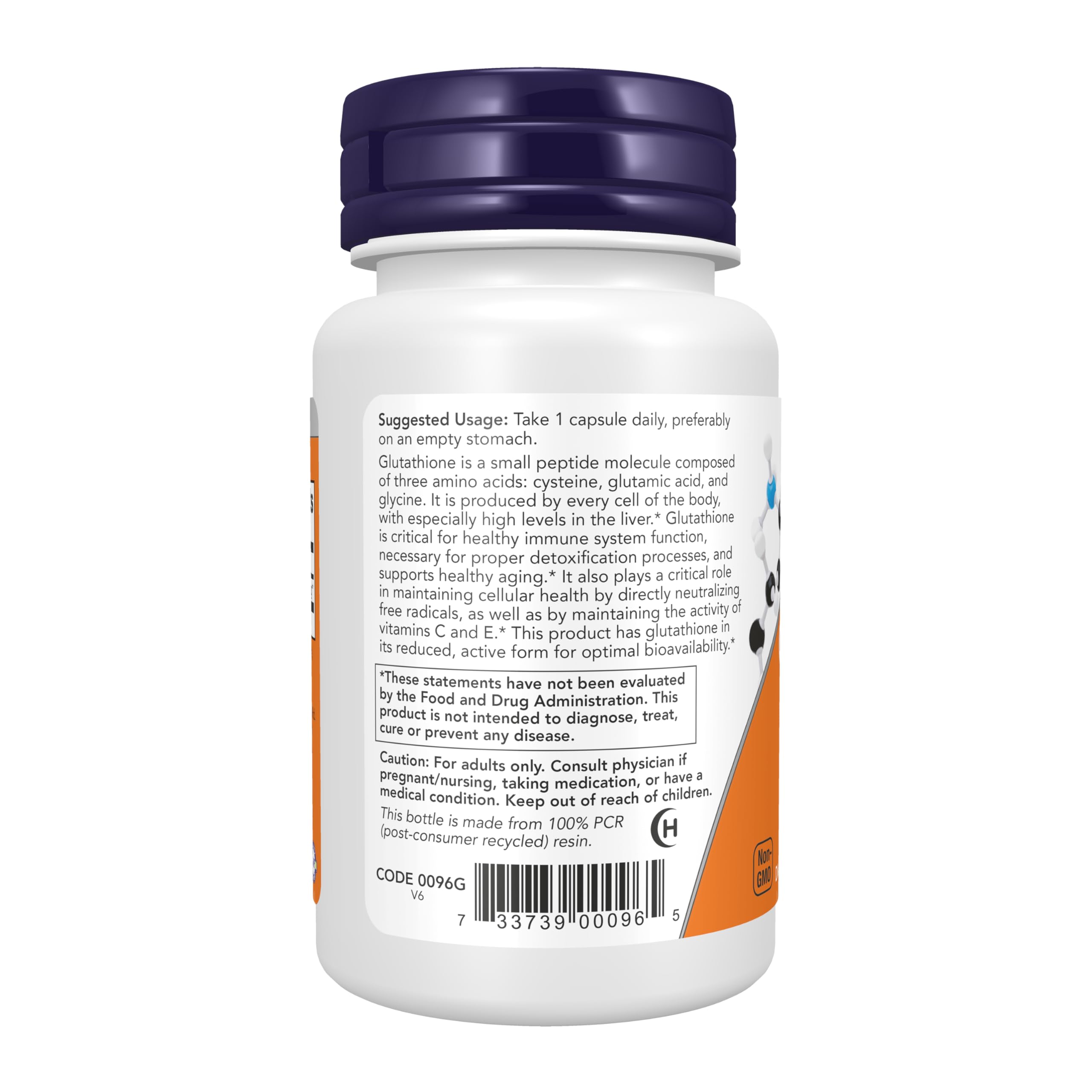 Amazon.com: NOW Foods Supplements, Glutathione 250 mg, Detoxification  Support*, Free Radical Neutralizer*, 60 Veg Capsules : Everything Else