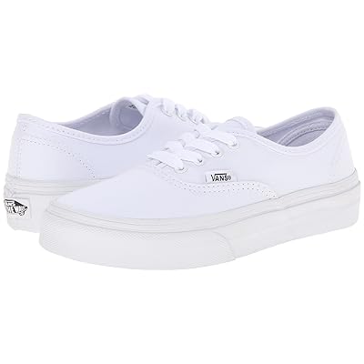 Vans Kids Authentic (Little Kid/Big Kid) Kids Shoes True White