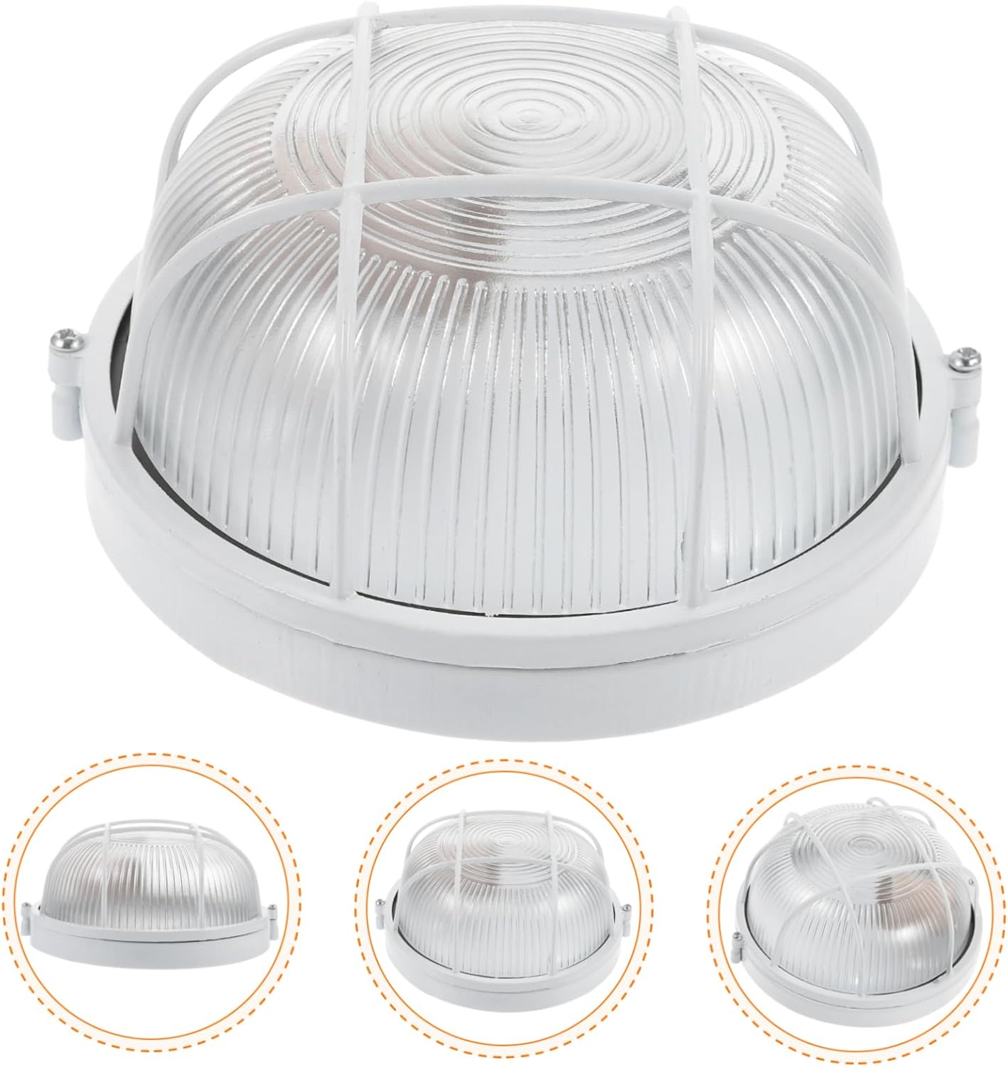 3pcs Professional Sauna Lamp Explosion Proof Wall Light for Steam Room Anti-Fog Easy to Install