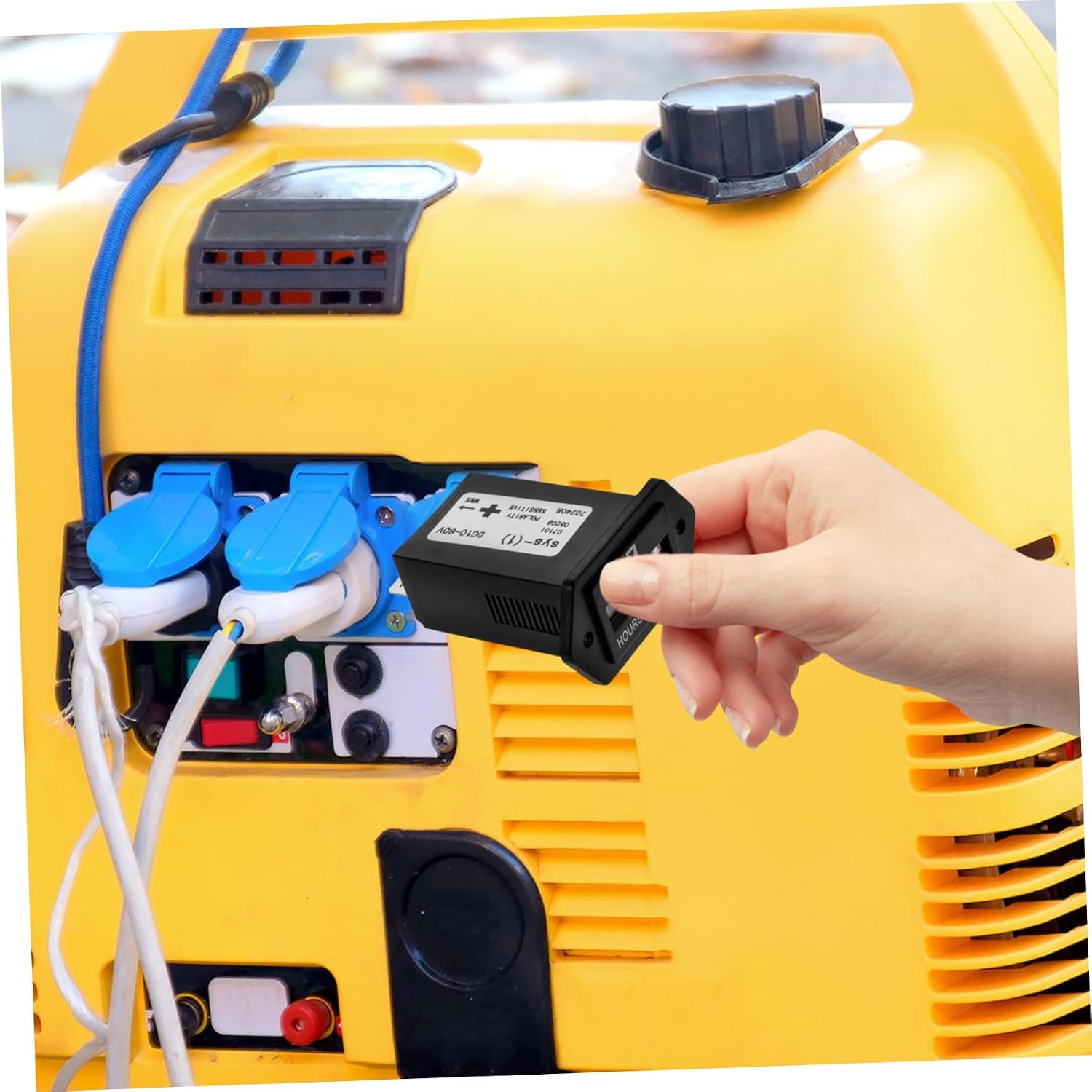 Industrial Dc Mechanical Hour for Tractors Trucks and Generators Easy Installation Vehicle Instrument Timer Accurate Engine Maintenance Gauge for Construction Machinery