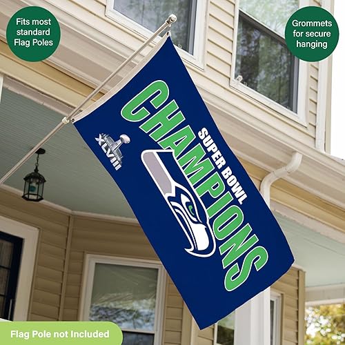 Miniatura 198 de NFL Dallas Cowboys - Bandera duradera de 3 x 5 para exteriores con ojales, bandera y pancarta resistentes para jardín al aire libre y patio, bandera