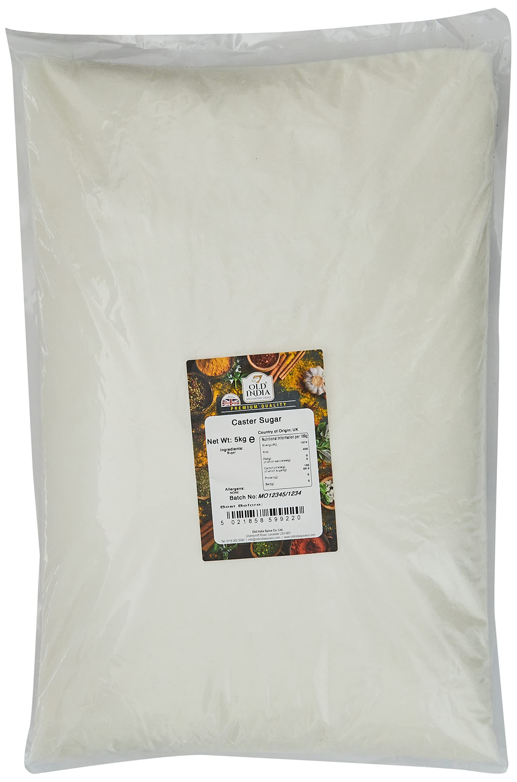 Old India Caster Sugar 5kg