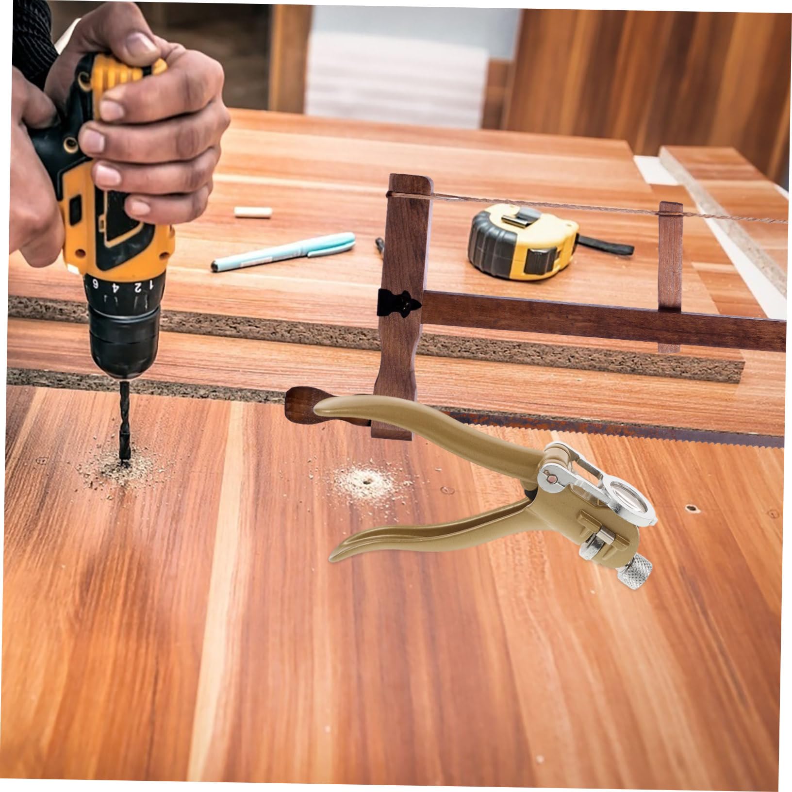 WOONEKY Alicate Para Configuración De Herramienta De Mantenimiento De Cuchillas De Accesorio Compacto De Carpintería y Con Diseño Ligero y Duradero
