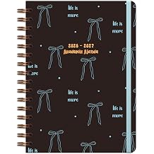 Matt Notebook 2026-2027 A5 Akademik Ajanda Spiralli 15x21 cm - 16 Ayl k - Motivasyon Sayfal  Fiyonk
