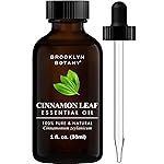 Brooklyn Botany Cinnamon Leaf Essential Oil - 100% Pure and Natural - Premium Grade Oil with Dropper - for Aromatherapy and Diffuser - 1 Fl Oz