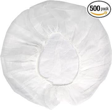 ProWorks DA-BC210 Bouffant Cap 21 Inch Disposable Polypropylene 500 caps per Case