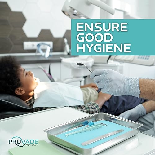 Miniatura 7 de Revestimiento de bandeja médica para cubierta dental, 1000 cubiertas para bandejas dentales, forros desechables hechos de papel grueso y pesado,