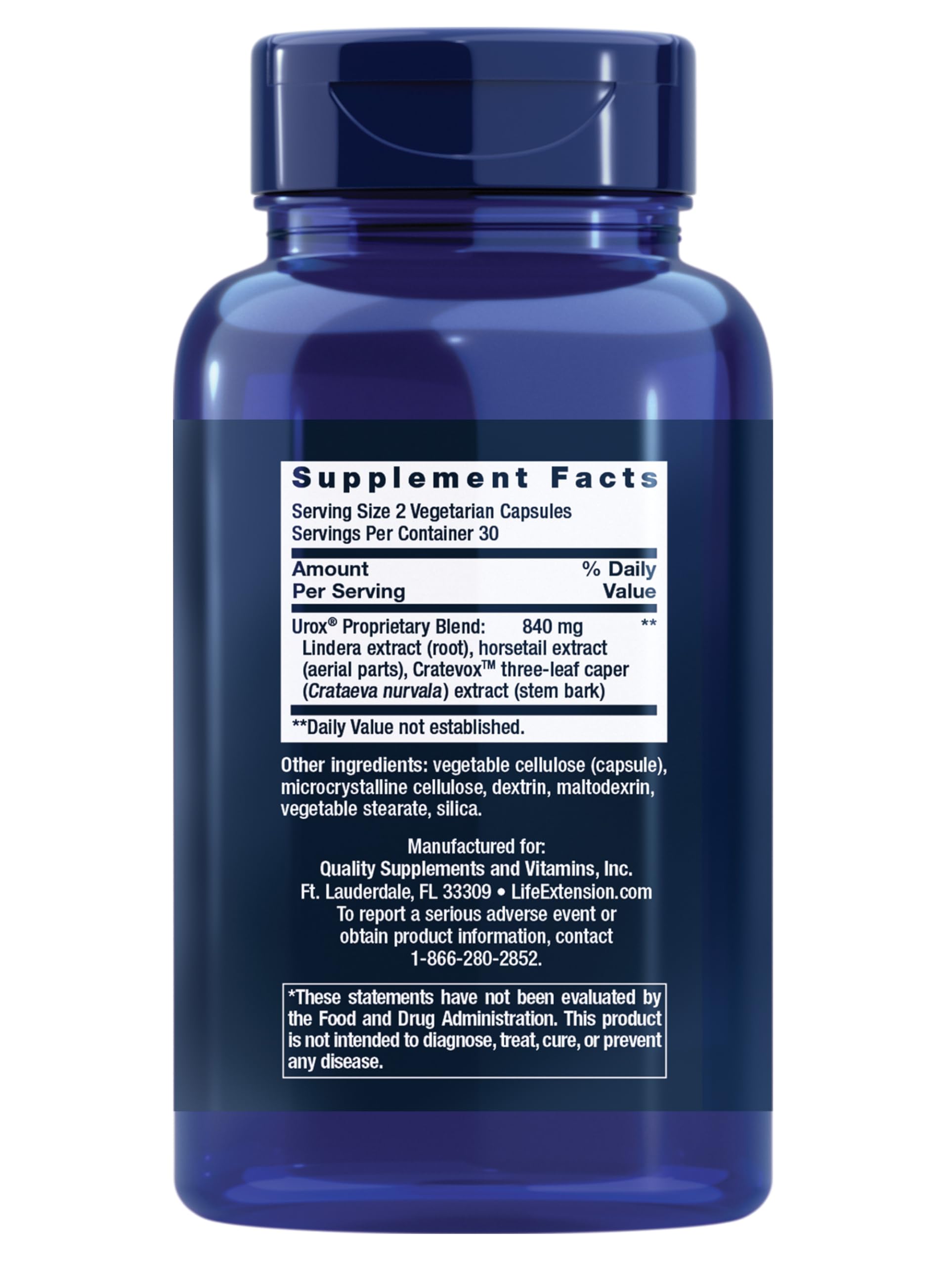 Life Extension Women's Bladder Support, Horsetail Extract, 60 Capsules — Amazon image 2