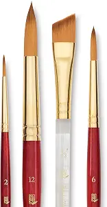 Princeton Series 4050 Heritage Synthetic Sable Brush Set - Set of 4
