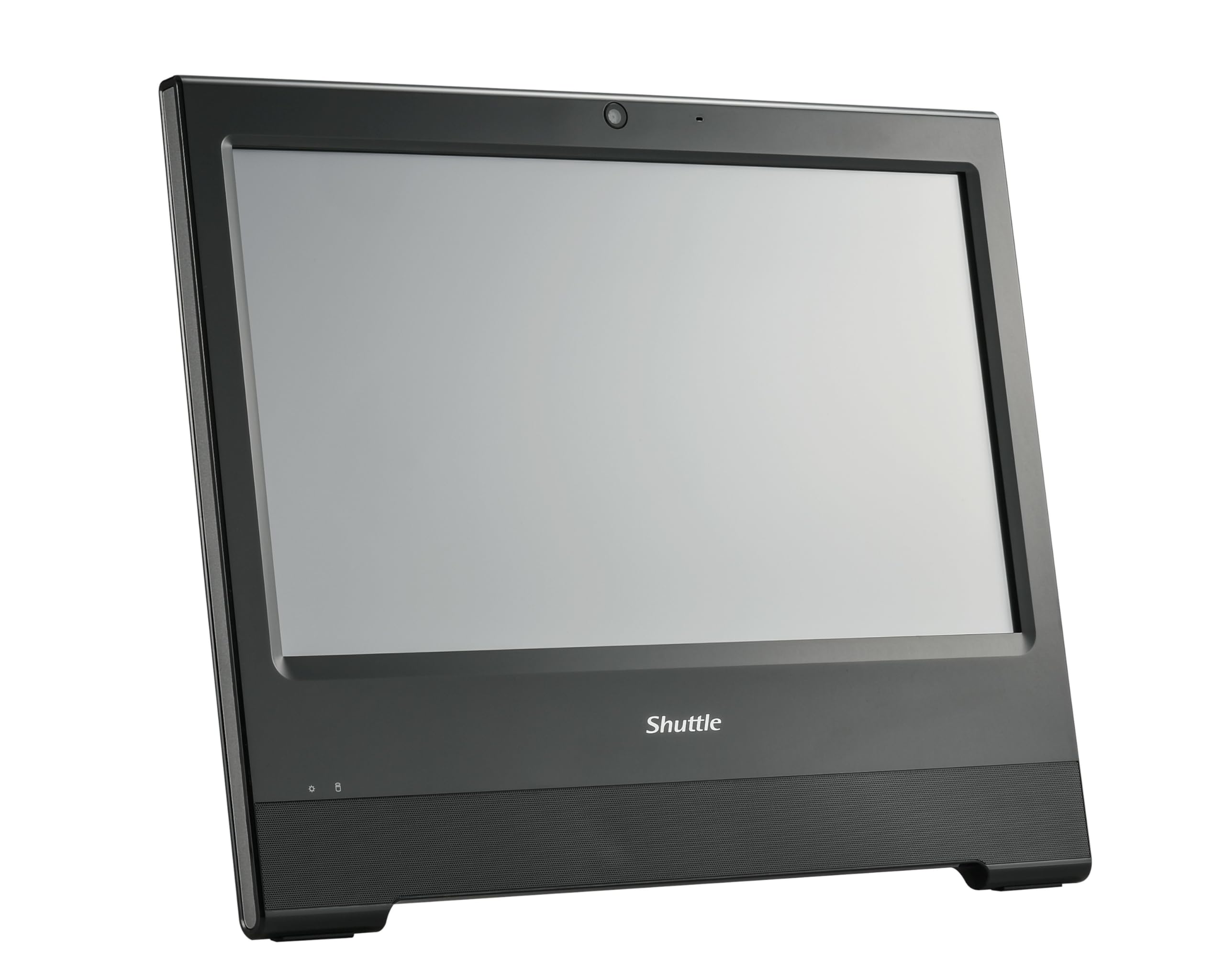 Shuttle All-in-One Barebone X50V9, 15,6 Zoll (39,6 cm), resistiver Touchscreen, Celeron 7305U, WiFi, IP54, ohne Lüfter, Betrieb