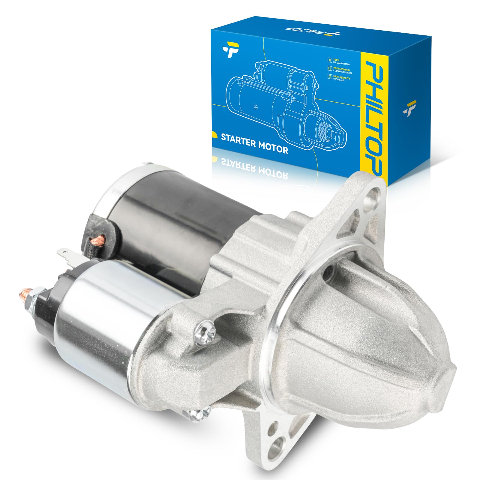PHILTOP 17840N New Starter Fit with 2003-2013 Subaru Forester 2.5L AT