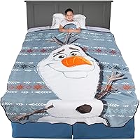 Vista 1 de Franco Manta de ropa de cama para niños, 62 x 90 pulgadas, Disney Frozen 2 Olaf