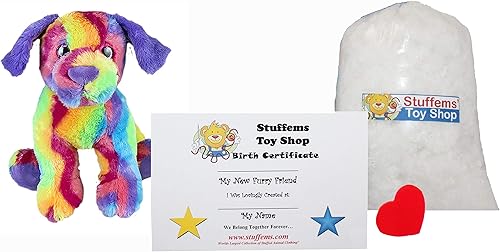 Animal de peluche Make Your Own Mini 8inch Kit de El perro "CandyNo Requiere costura.