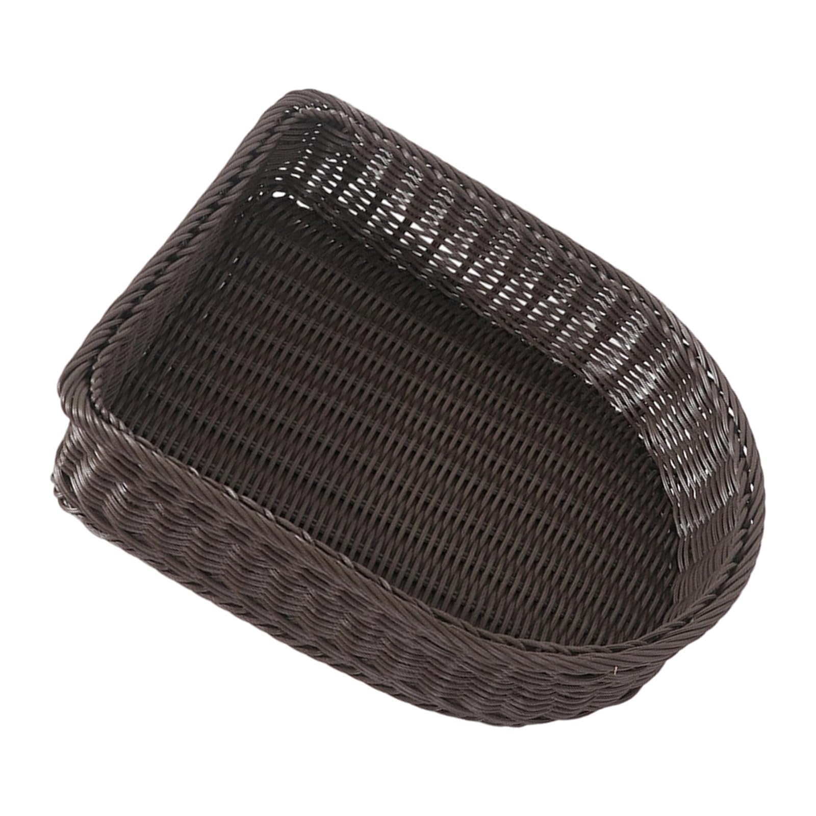 ordinarYone Handwoven Rattan Styles Storage Basket Craft Of Sturdy PP Materials For Kitchen Bathroom And Home Organization