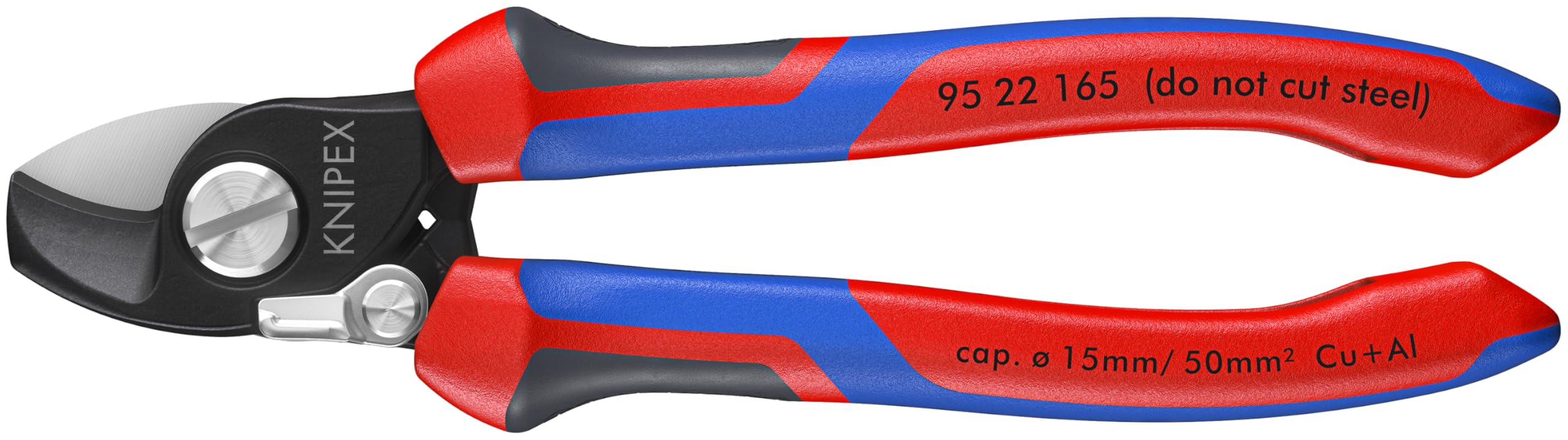 KNIPEX - 95 22 165 Tools - Cable Shears, Spring, Multi-Component (9522165)