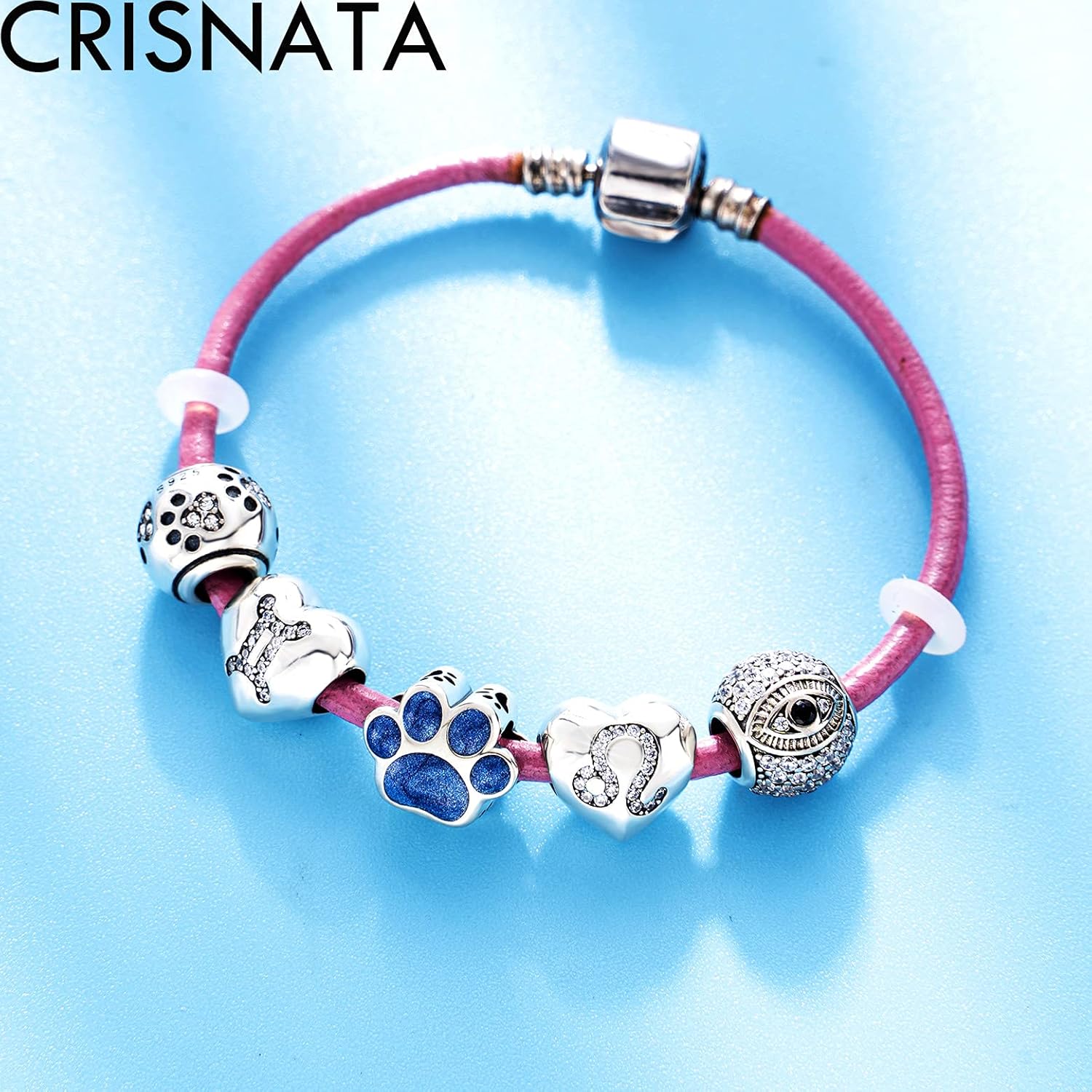 12 Zodiac Signs with Clear CZ Heart Charms, 925 Sterling Silver Constellation Beads, fits European Birthday Bracelet, Gifts for Family/Lover/Friends - Image 4