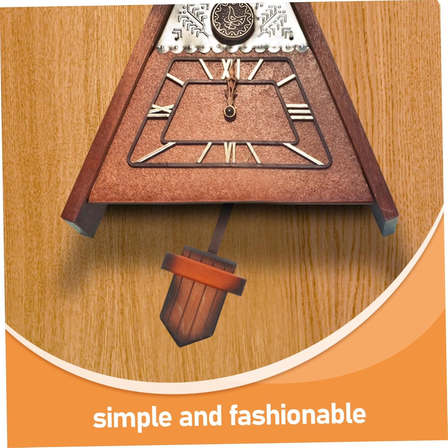 Gadpiparty Hand Carved Cuckoo Clock Pendulum Replacement Part Compatible with Various Wall Clocks Easy Installation Clock Pendulum Movement for DIY Repair
