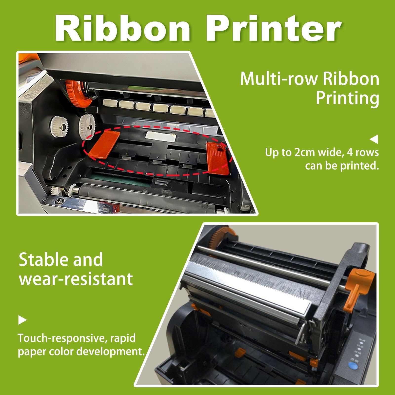Stampante per tessuti con supporto a nastro, risoluzione 200 DPI, velocità 150 mm/s, supporta più lingue, per confezioni regalo fai da te