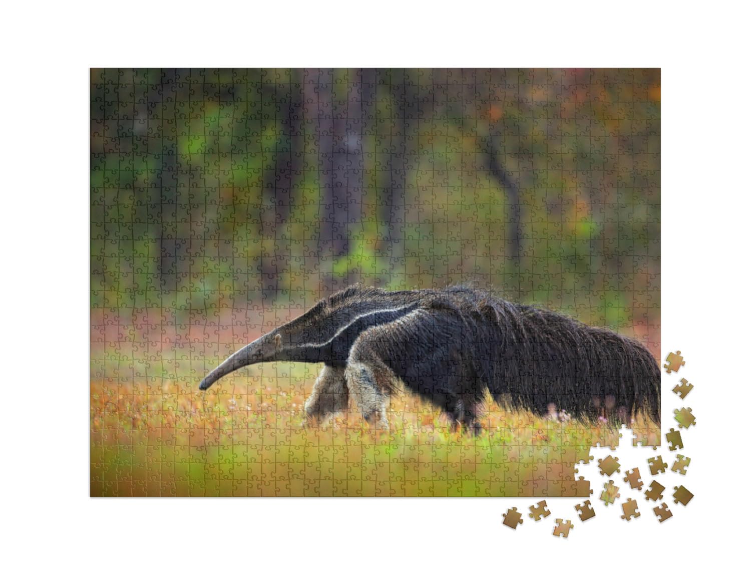 Puzzle 1000 pièces XXL « Le Fourmilier, Un Animal du Brésil »