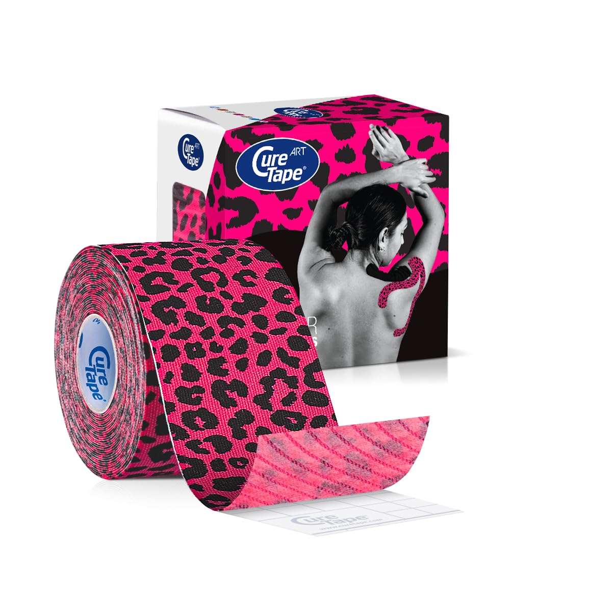 CureTape Art | Kinesiology Tape for Body Pain | Elastic Therapeutic | Waterproof Athletic | Long-Lasting Medical Kinesiotape