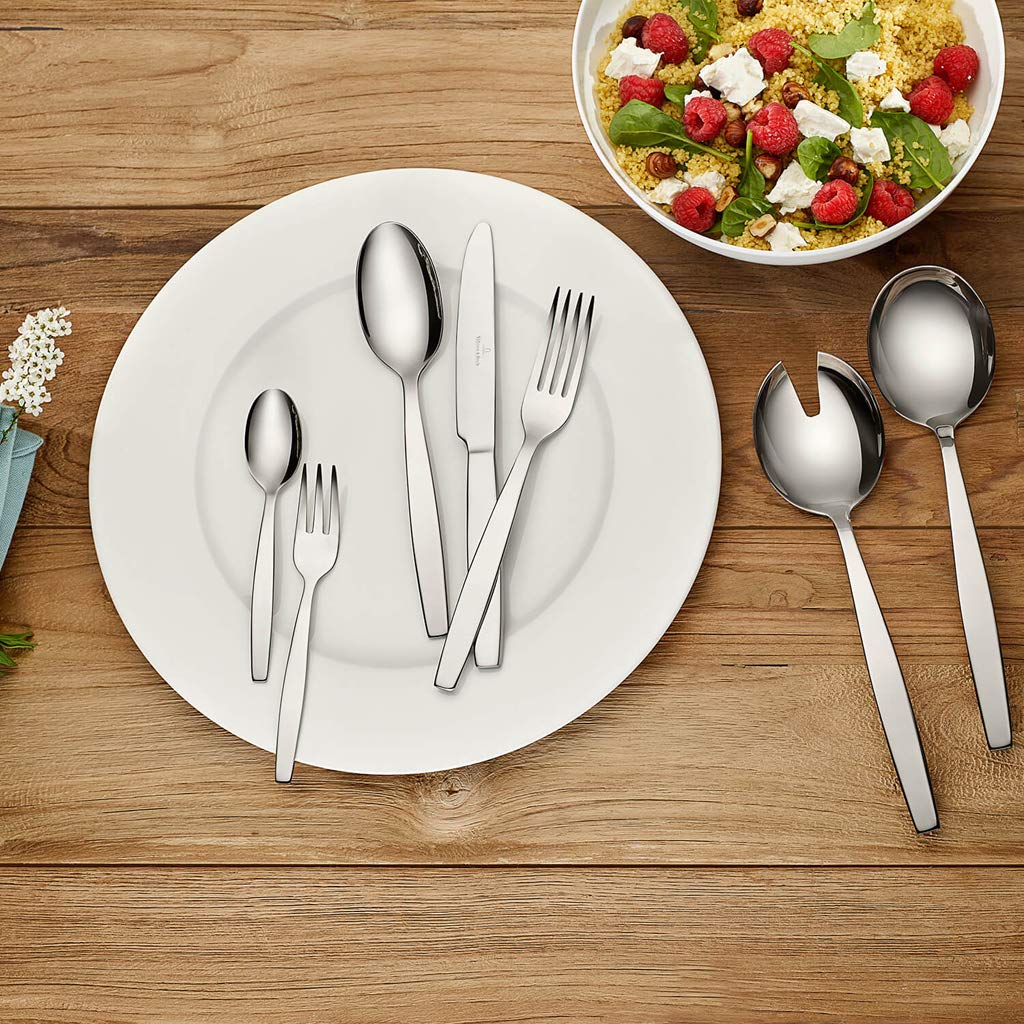 Set 6 Cucchiai Da Tavola Classic - Acciaio Inox 18/10, Manico Bordeaux, Made In Italy - Foto 11