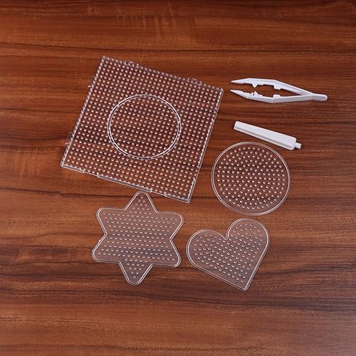 Miniatura 5 de Healthy Fuse Beads Pegboards - Plantillas de plástico transparente para niños (14 unidades, 0.197in)