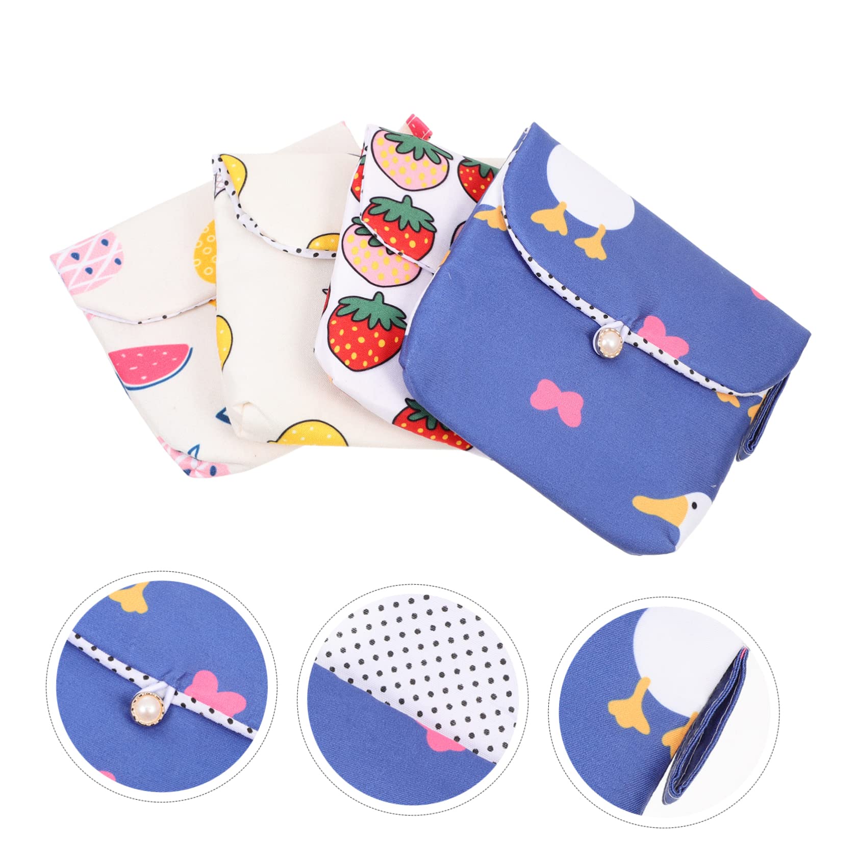 Ipetboom 20pezzi Borse Assorbenti Per Ciclo Mestruale Sacchetti Random Cute Nursing Pad Pouch Per Per Mensile