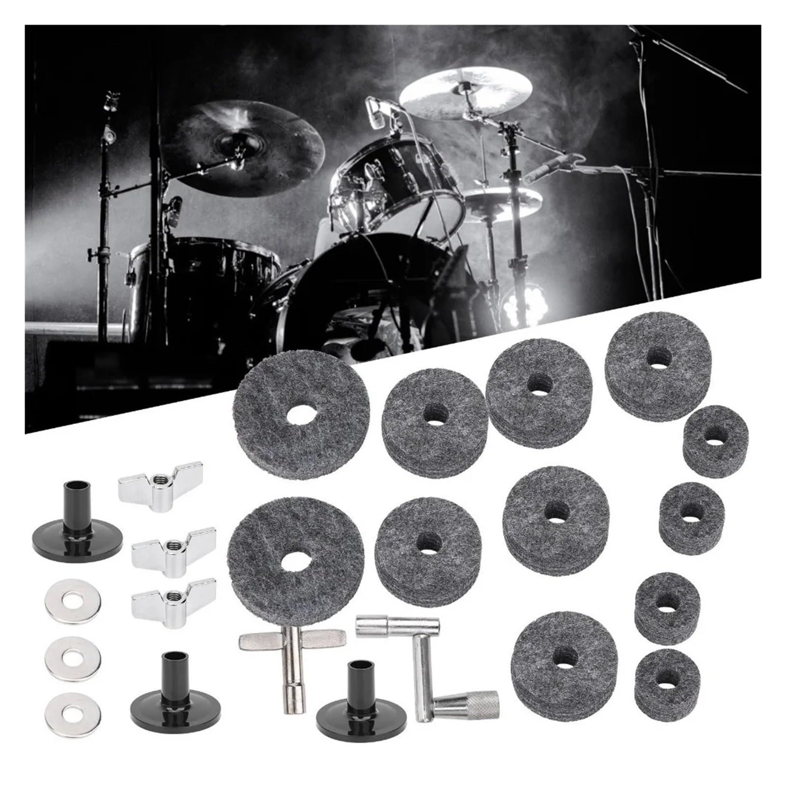 Kit De Fieltro De Platillo Antideslizante, 23 Uds., Fundas De Charles